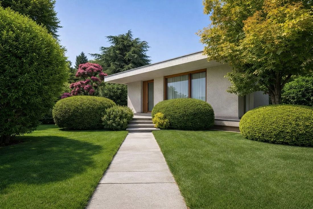 Landscape cleanup and maintained yard